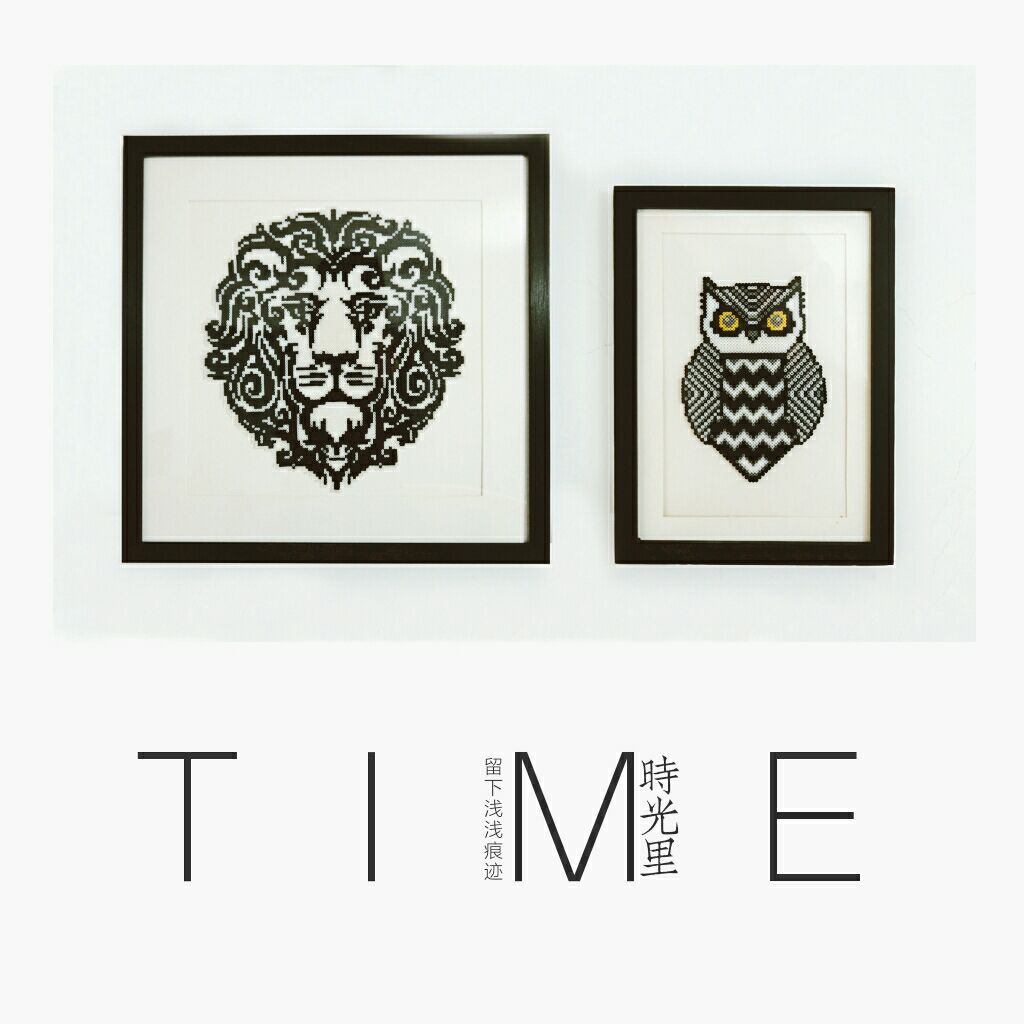 黏土招财猫装饰画,龙猫撑高级灰创意画