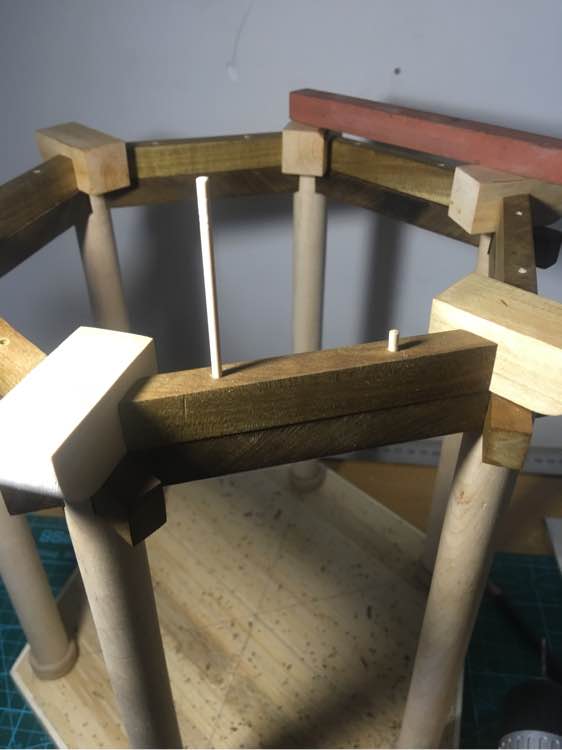 如何用榫卯制作六角凉亭,六角凉亭斜角榫卯