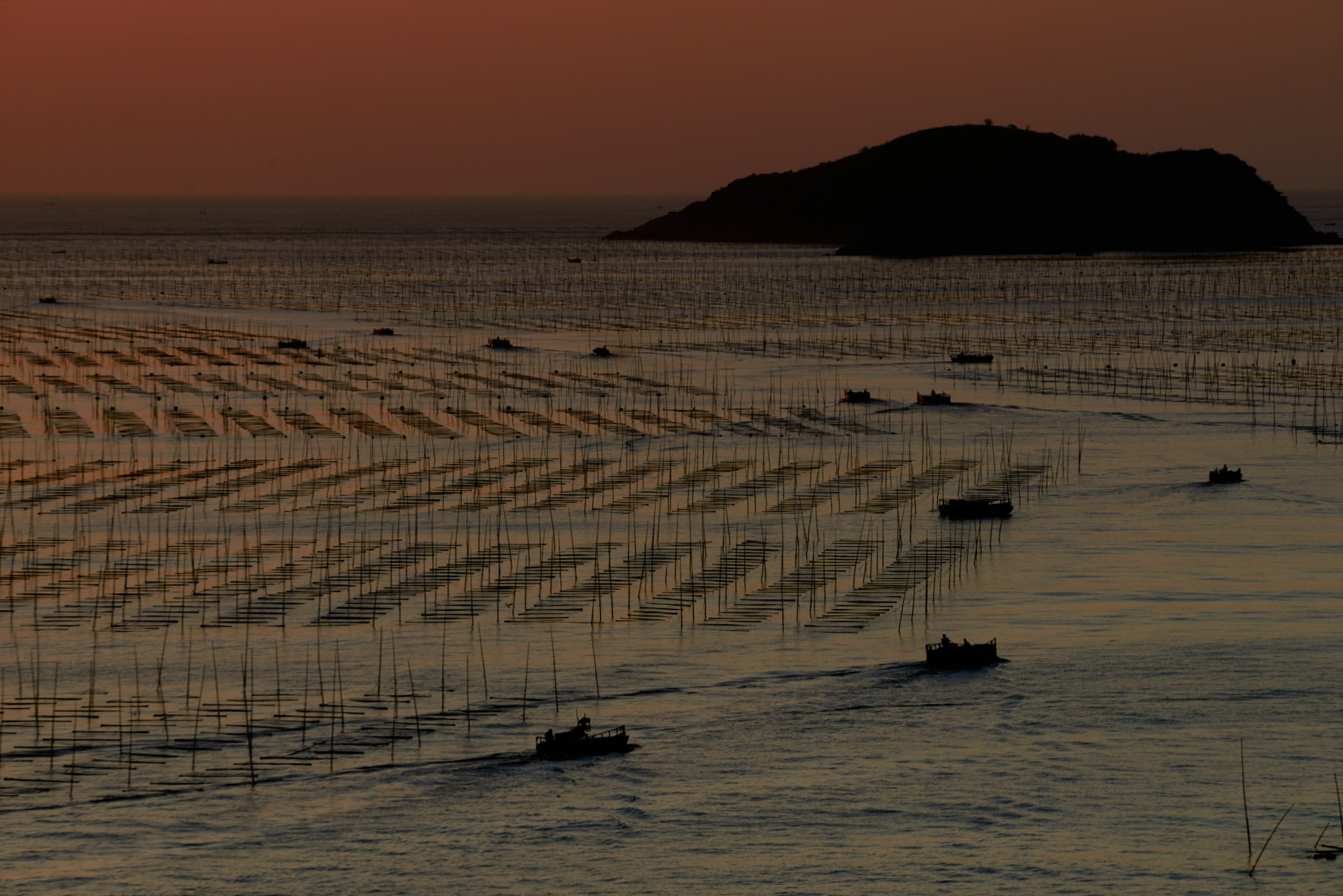 阴天霞浦北岐滩涂照片,霞浦北岐滩涂日出攻略