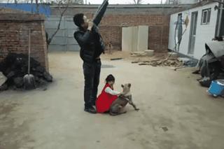 真实枪架搞笑图片,枪械后坐力搞笑图片