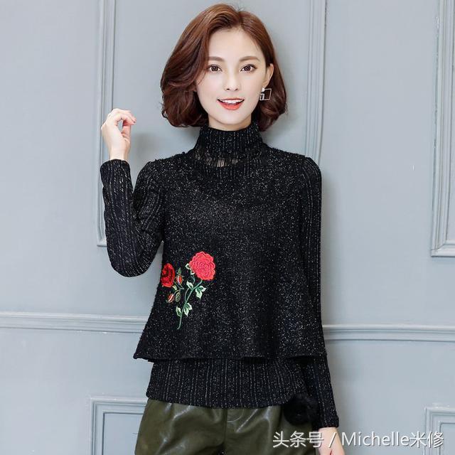 超流行的打底衫+长裤