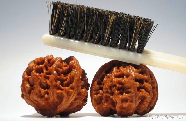 清洗文玩核桃能用牙刷吗,文玩核桃猪鬃刷怎么清洗