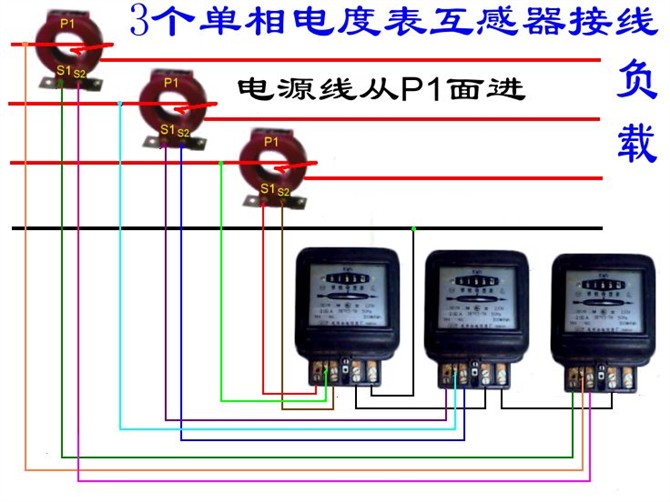 三相电能表互感器接线有几种方法,电流互感器与单相电能表接线方法