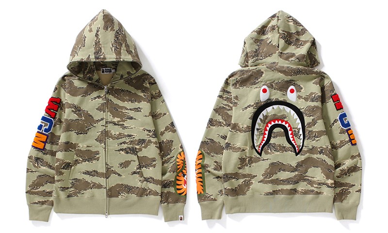 潮牌bape鲨鱼头,潮牌bape五角星