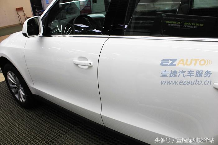 奥迪q5镀晶前后对比图,奥迪q5l镀晶是什么意思