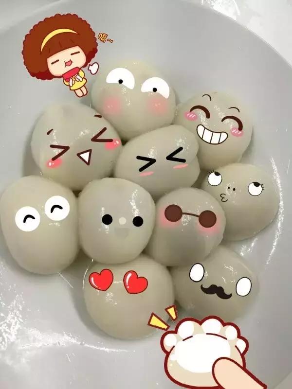 可爱的卡通汤圆做法大全回家做给孩子吃