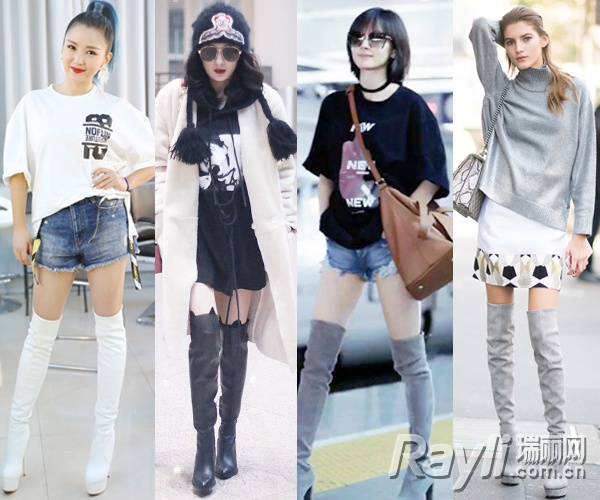 何洁穿过膝长靴视频,何洁靴子