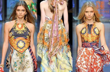 爱马仕女士丝巾系法,女士衬衣丝巾怎么系