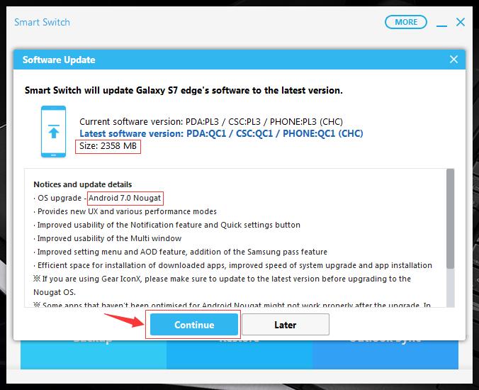 galaxys7edge后的产品,三星s7edge系统更新后有什么变化