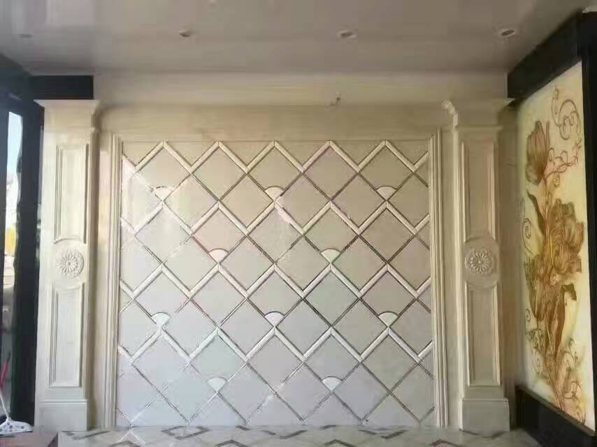 高端背景墙玻璃设计定制,玻璃背景墙轻奢