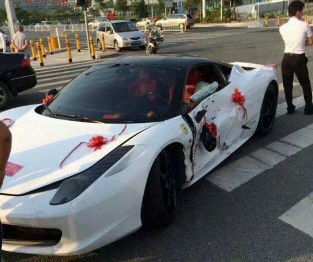 花七千租来法拉利当婚车 (租法拉利当婚车还车傻眼)