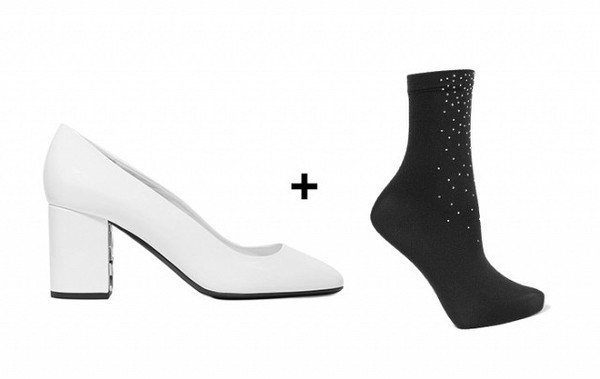 袜子配高跟鞋太时髦了,高跟鞋配什么袜子穿
