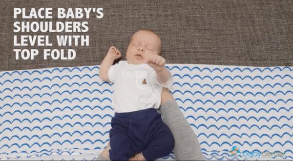 裹婴儿正确方法,裹宝宝的方式