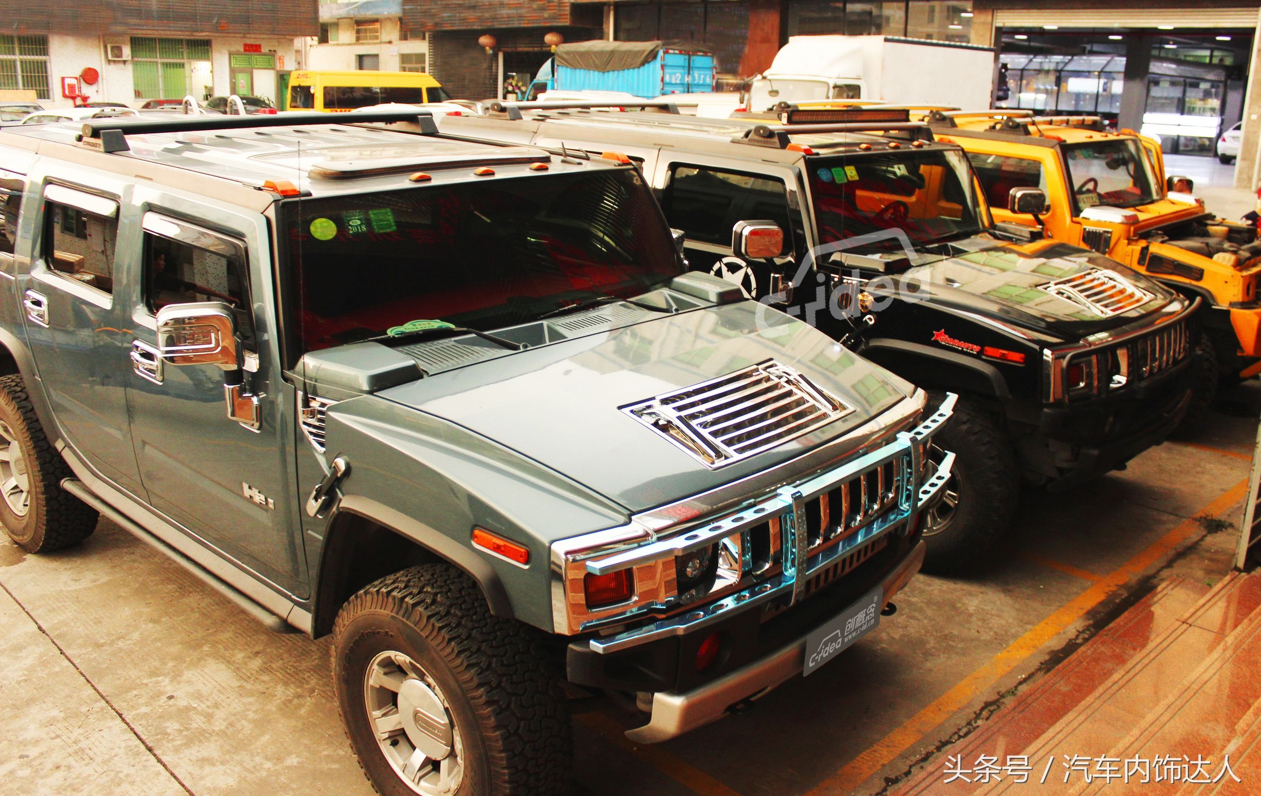 悍马h2的内饰怎么样,悍马h2改装黑武士超燃剪辑