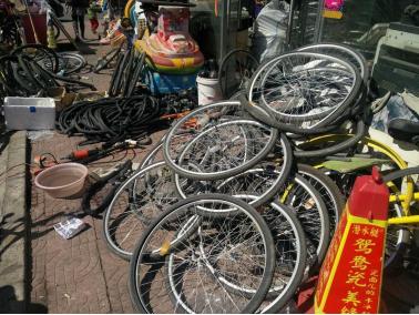 ofo小黄车被恶意破坏,小黄车ofo维修视频