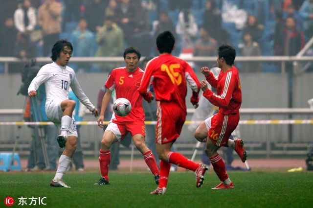 世预赛国足vs韩国赢了吗,世预赛经典战役国足长沙击败韩国