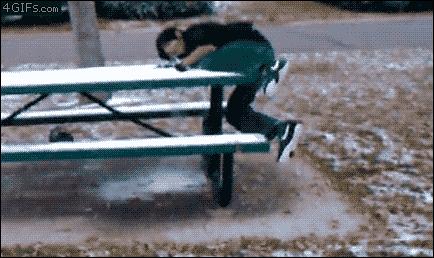 外国作死碎蛋集锦,一些很脑洞大开的视频