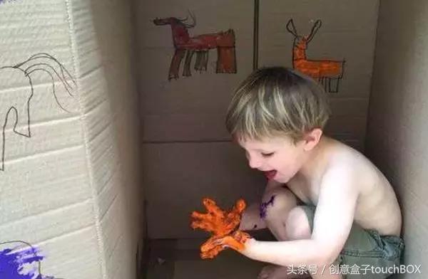 户外纸箱玩具自制多种玩法,疫情期间纸箱玩法