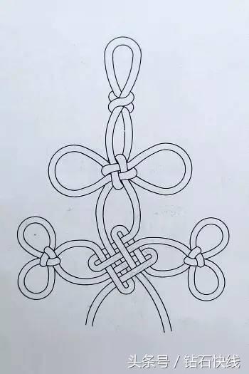 最简单红绳结编法图解,中国结编织红绳子的编法