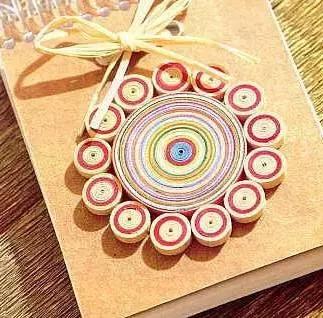 简单立体衍纸纸艺教程,衍纸艺术花朵