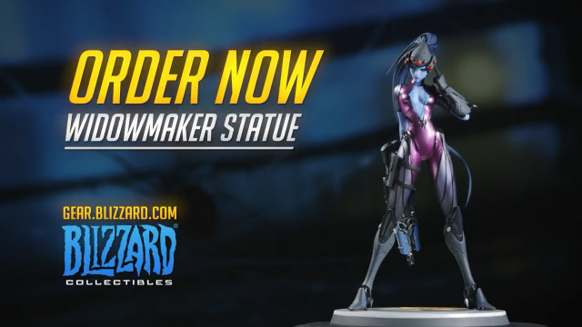 守望先锋手办黑百合可动,守望先锋黑百合手办