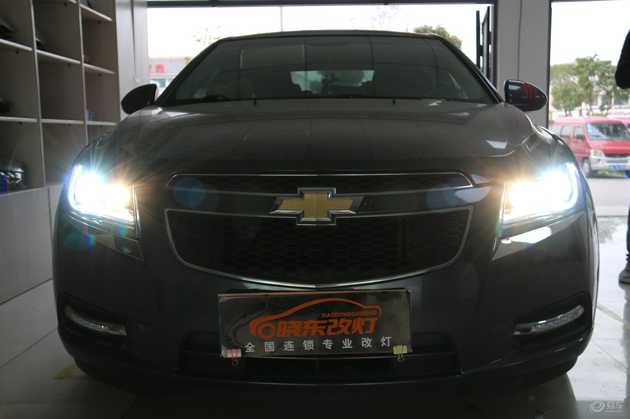 18科鲁兹大灯改装案例,雪佛兰18款科鲁兹改装led矩阵大灯