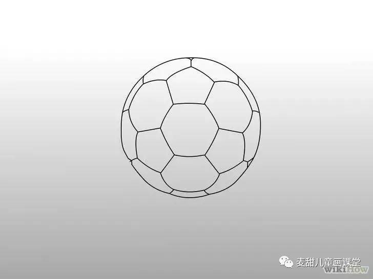 足球的画法和技巧,足球各种画法