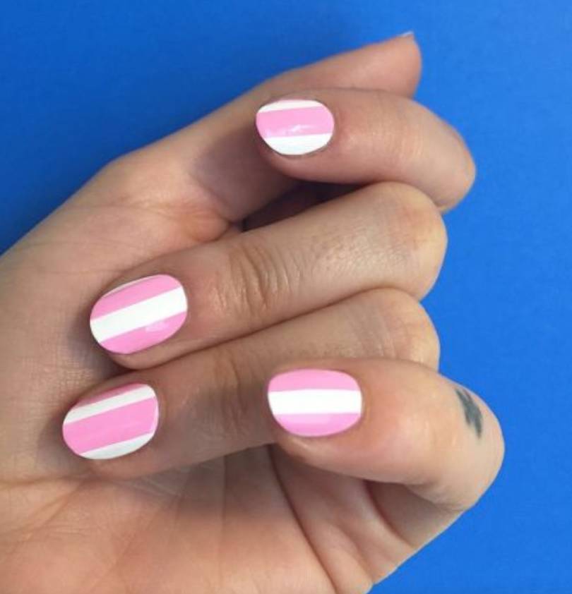 好看又好做的美甲diy教学,美甲小技巧学会在家就能做哦