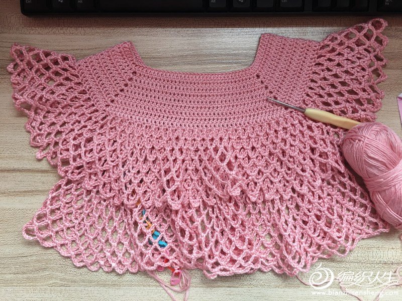 3至6岁的公主裙冬天钩针视频教程,1-3岁钩针公主裙简单新手