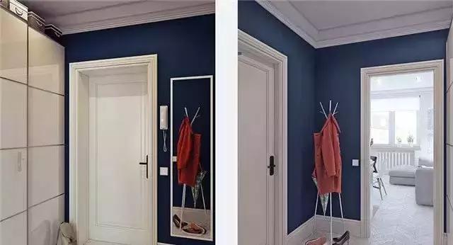 换鞋在门外好还是在玄关里好,入户玄关坐着换鞋对着门是否好