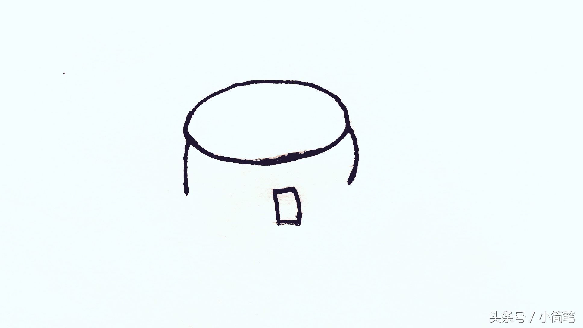 警察帽子简笔画画法,幼儿园冬季帽子简笔画简单又好看