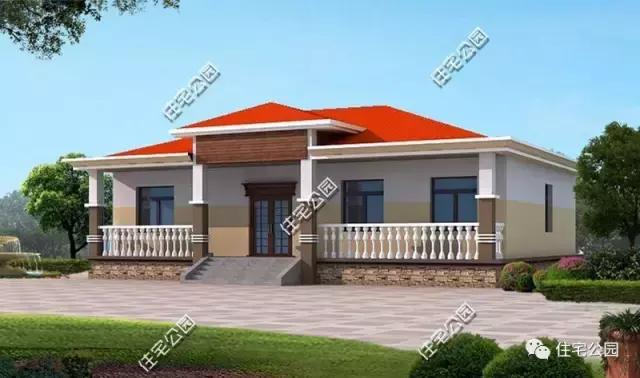 开间14米进深11米一层别墅,开间14进深11米的一层平房