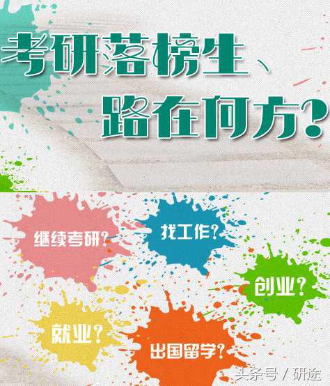 考研不幸落榜的话你会怎么选择,考研失败之后还有什么出路