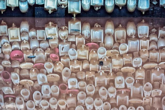 佛山石湾公园马桶瀑布,全球最大的人工马桶瀑布