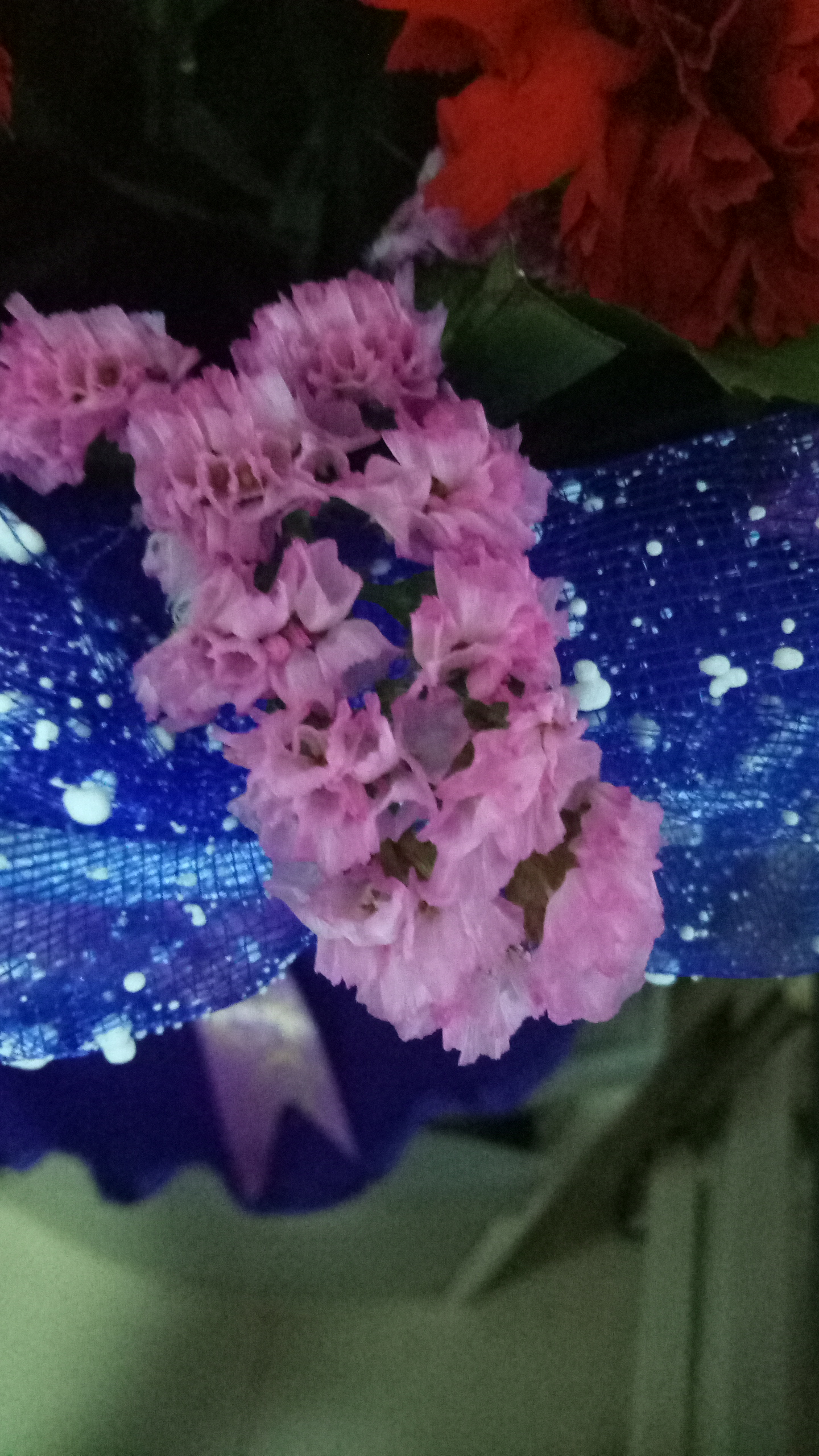 康乃馨勿忘我干花花束,康乃馨鲜花怎么晾干做成干花