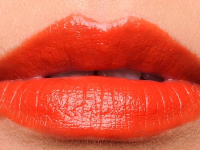 秋季橘色系大牌口红,元气早春大牌口红