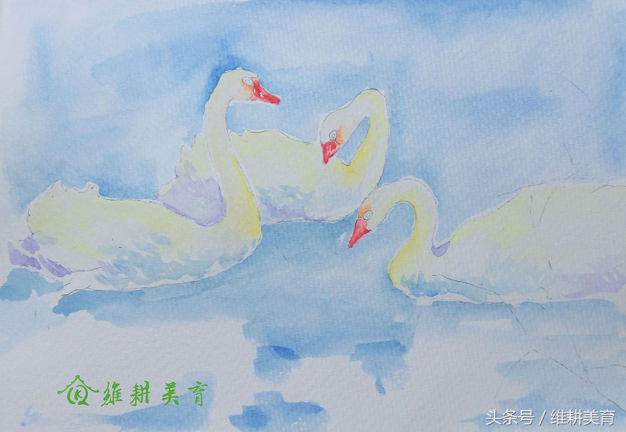 鹅鹅鹅曲项向天歌舞蹈练习,曲项向天歌绘画步骤