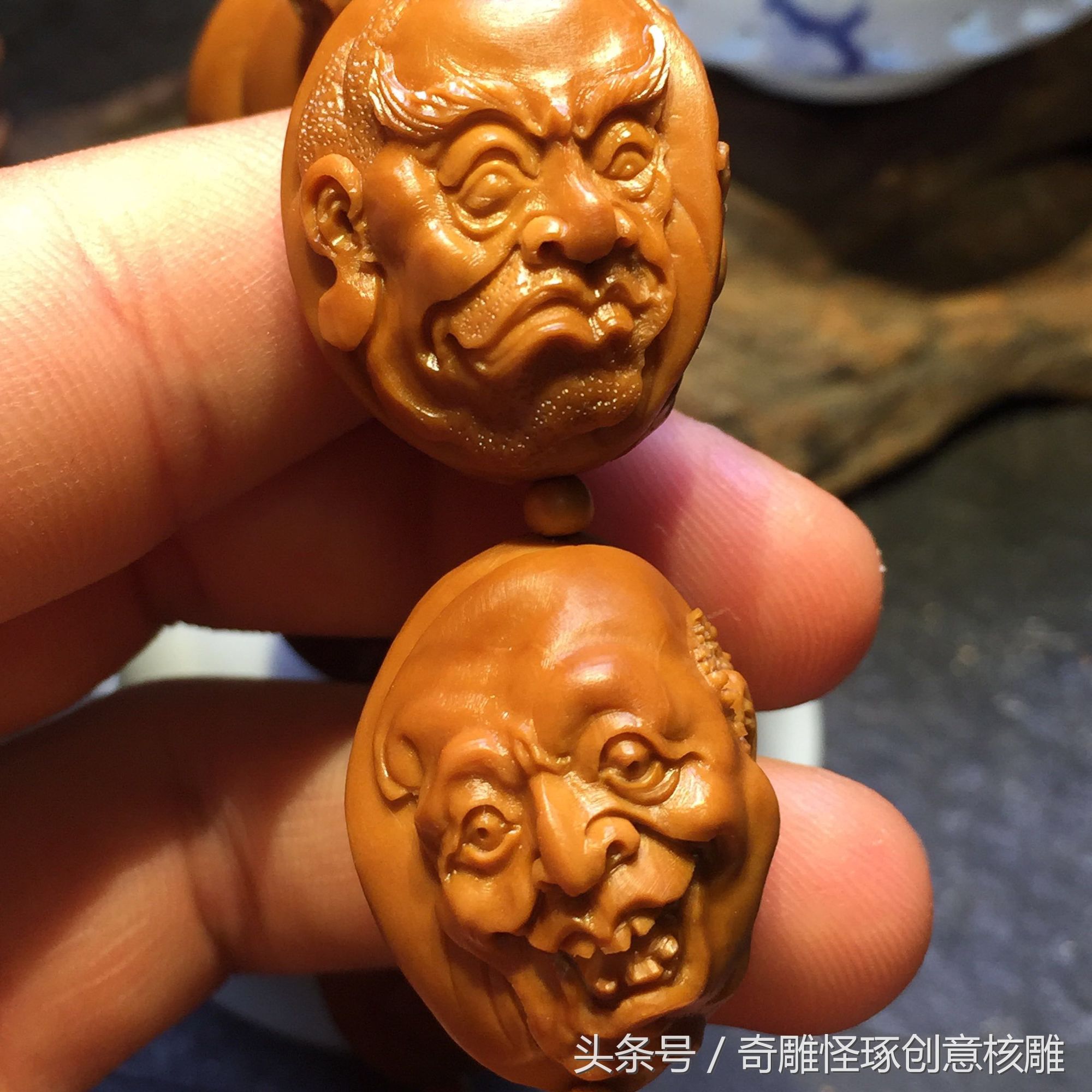 精工雕刻橄榄核雕是不是纯手工的,苏工橄榄核雕骷髅