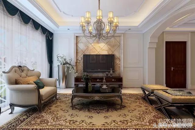 650平米绿城玫瑰园装修效果图,山水装饰集团高端设计