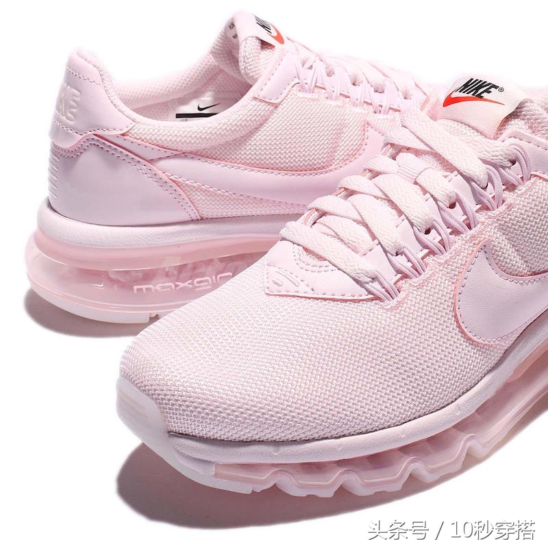 少女心开始爆发,樱花粉气垫球鞋