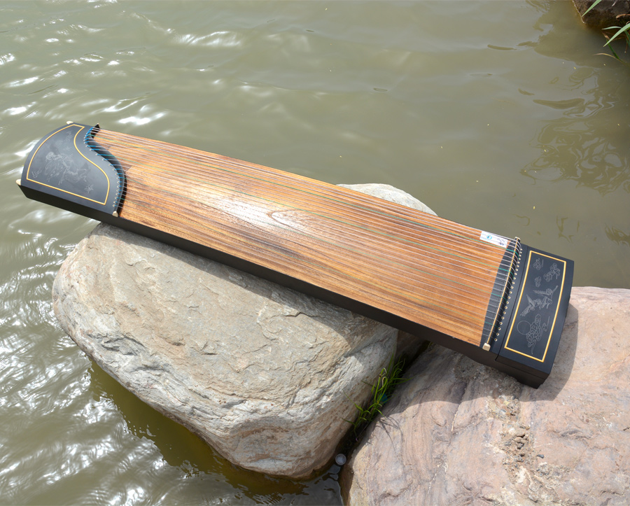 《国色天香》九乐牌非洲檀木古筝