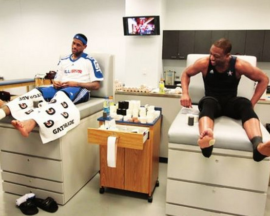 nba球星的场外生活,热火詹姆斯韦德更衣室