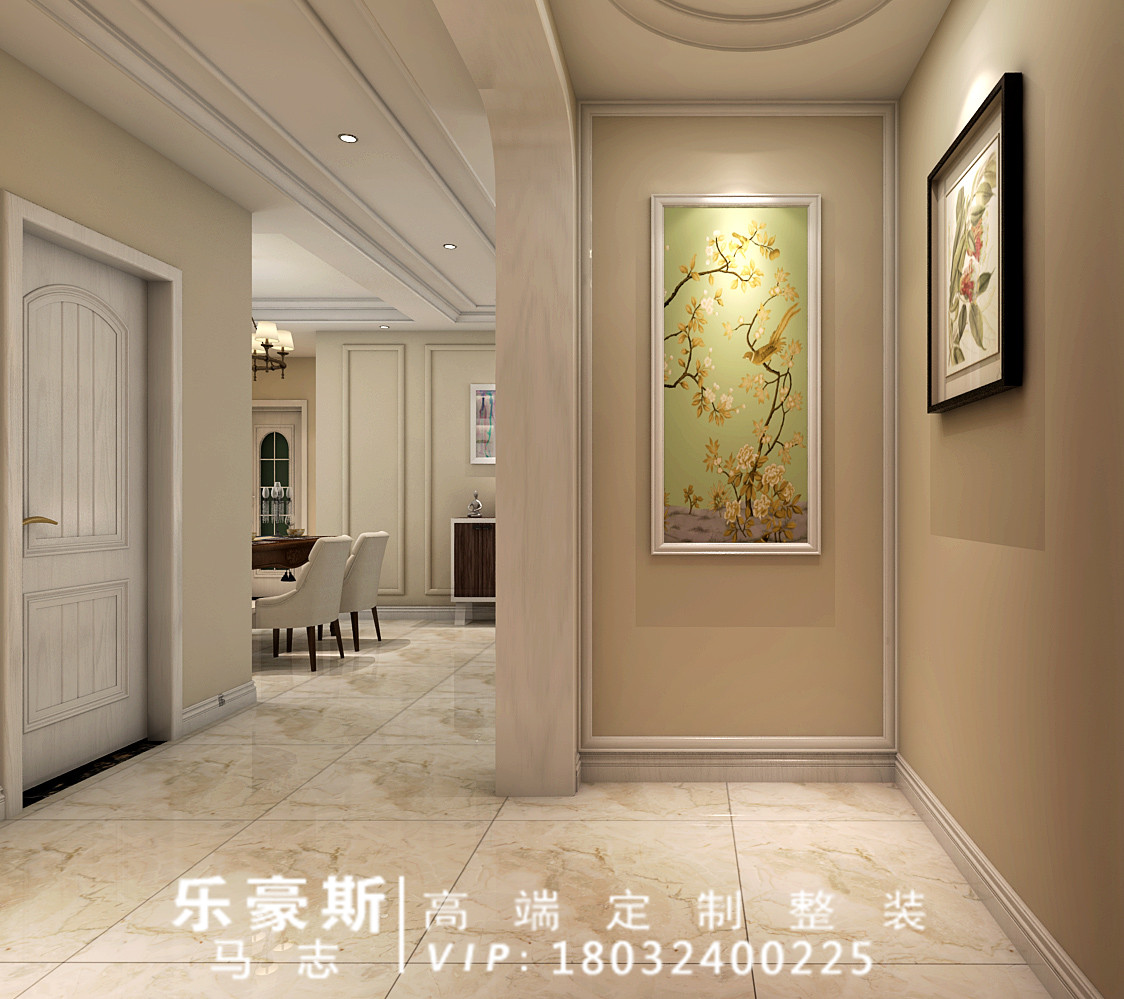 瑞府90平方简约式装修,石家庄瑞府三室装修