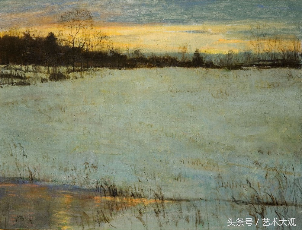 冉茂芹风景小油画写生视频,崔根男风景油画写生视频