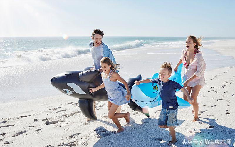 暑期带孩子来沙滩海边亲子游,海边带娃亲子游
