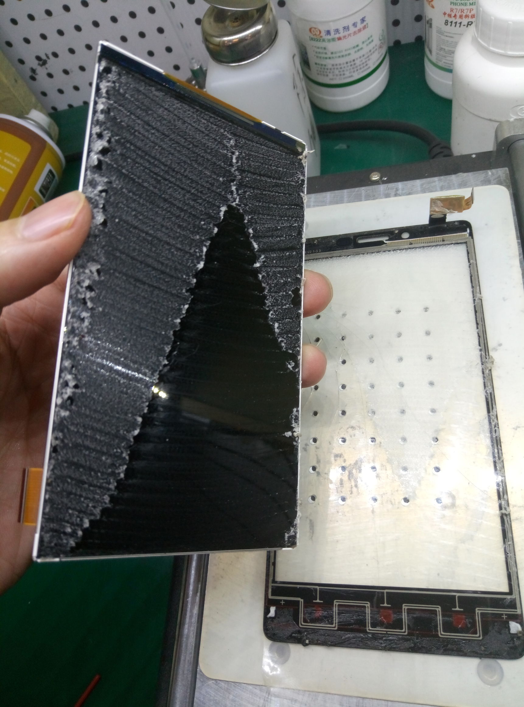 手机外屏更换教学视频,一体手机外屏更换