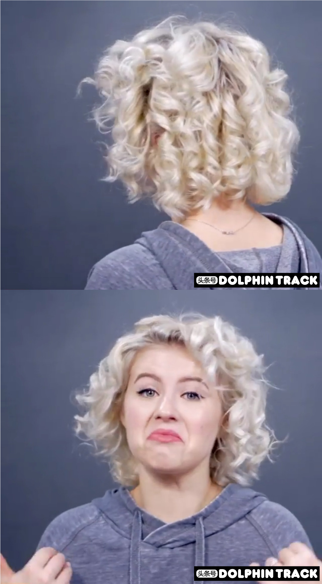 法式珍珠发带短发编发教程,适合中短发的编发ins