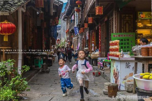 乌江百里画廊景区全景,千里乌江百里画廊古镇