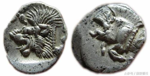 晒币｜带狮子图案的钱币