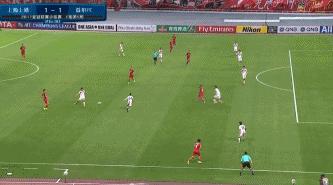 亚冠浩克进球庆祝动作,上港大胜浩克花式传球